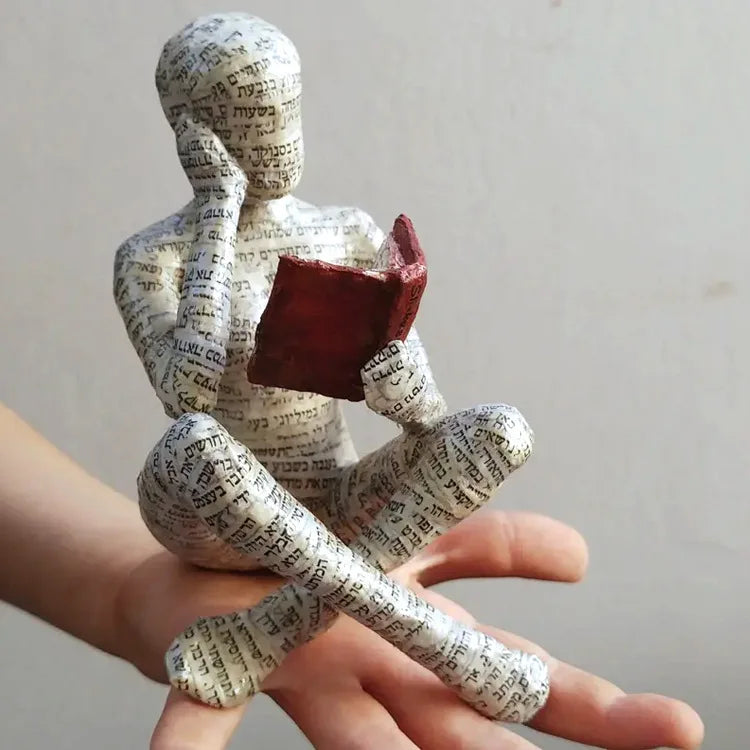 Abstract Reading Woman Sculpture by Snagg A Sculpture
