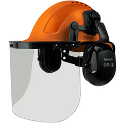 Forestry Safety Helmet With Face Shield & Ear Muffs by Snagg A Safety Helmet