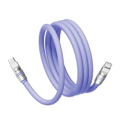USB-C to USB-C 60W PD Fast Charging Cable | Liquid Silicone 1.2M/2M for iPhone Laptop Samsung Xiaomi Huawei