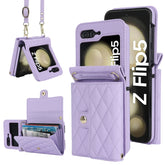 Crossbody Leather Wallet Case – for Samsung Galaxy Z Flip Series
