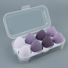 Professional Beauty Egg Series – 4/8 Pieces High Elasticity Cosmetic Puff Set
