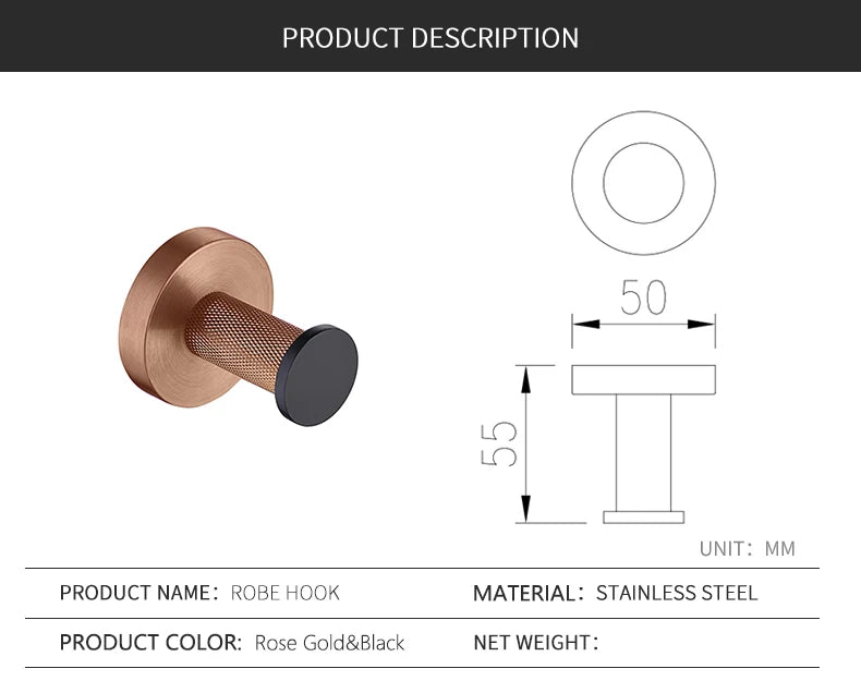 Stainless Steel Bathroom Hardware Set by Snagg A Rack