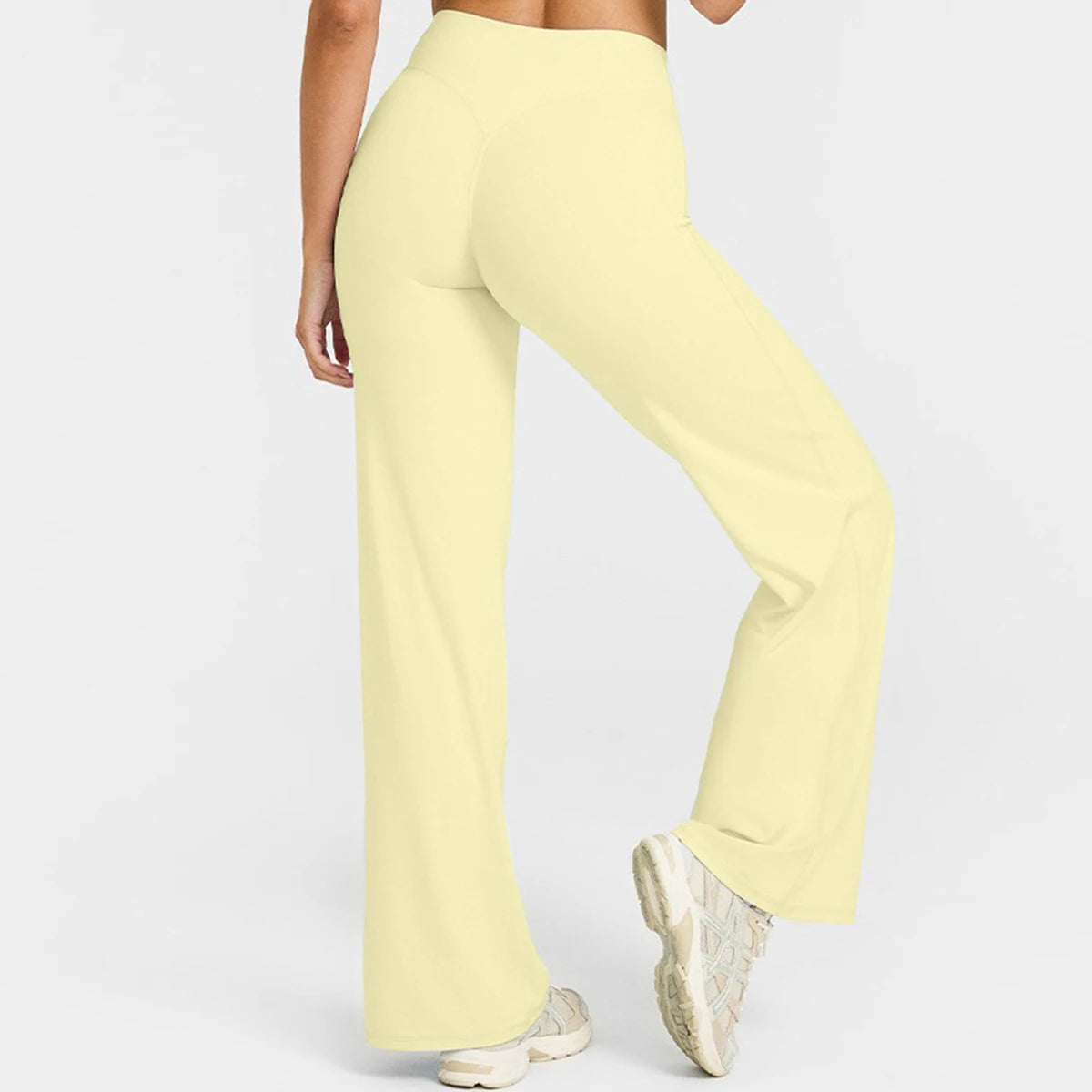 Women's Flared Wide-Leg Yoga Leggings | Seamless Breathable Fitness Versatile Casual Pants