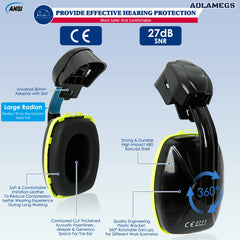 Full Brim Safety Helmet with Built In Goggles Earmuffs by Snagg A Safety Helmet