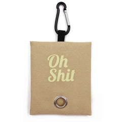 Premium Canvas Waste Bag Dispenser | Durable & Eco Friendly Travel Pouch