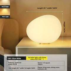Modern Cobblestone Minimalist LED Night Light by Snagg A Table Lamp