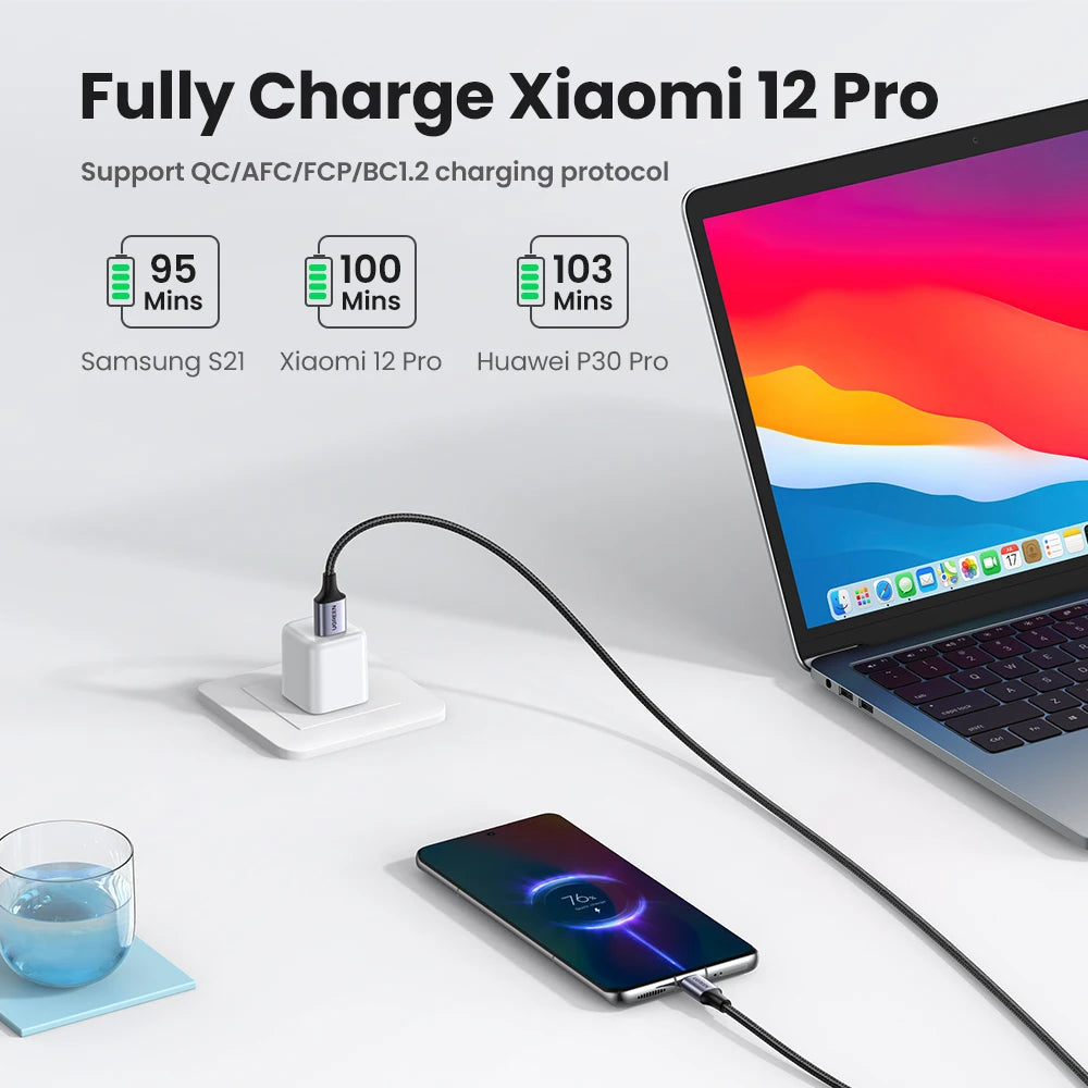 3A USB-C Fast Charging Cable by Snagg A Charging Cable