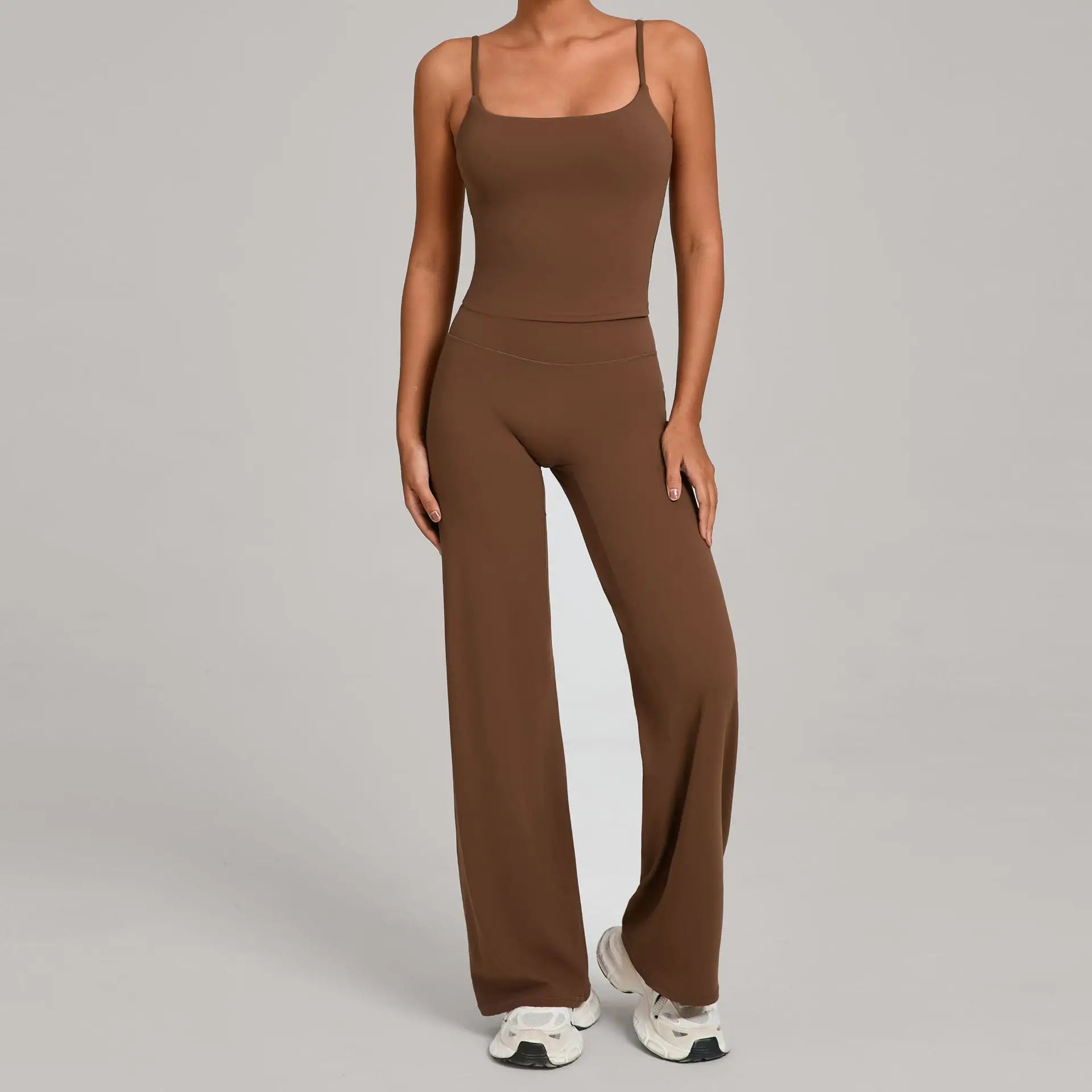 Women's 2-Piece Push-Up Yoga Tracksuit | High Waist Leggings & Fitness Bra Workout Gym Sportswear