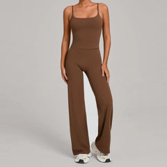 Women's 2-Piece Push-Up Yoga Tracksuit | High Waist Leggings & Fitness Bra Workout Gym Sportswear