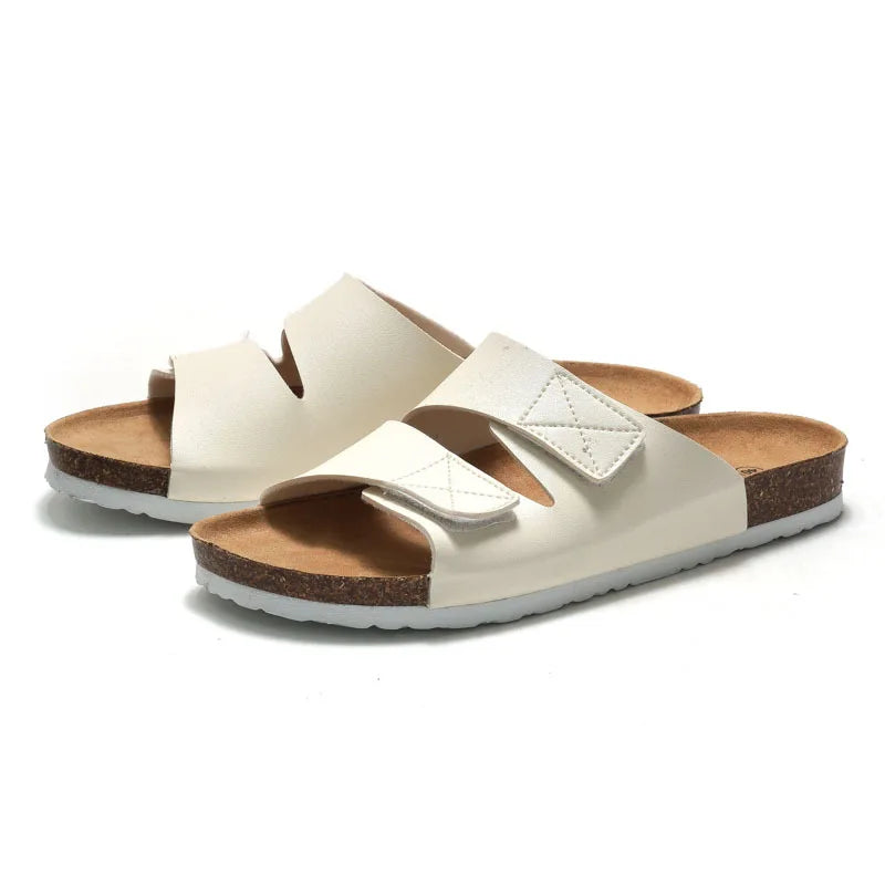 Men’s Cork Slippers with Adjustable Strap by Snagg A Slipper