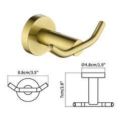 Stainless Steel Double Wall Hook by Snagg A Hook