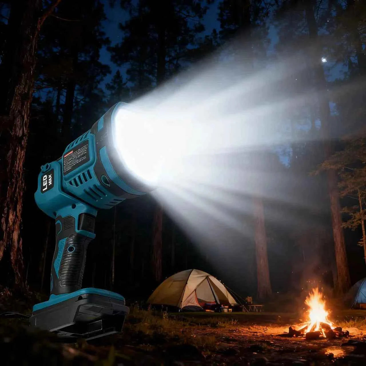 Cordless LED lantern and spotlight for Makita 18V batteries – image 2