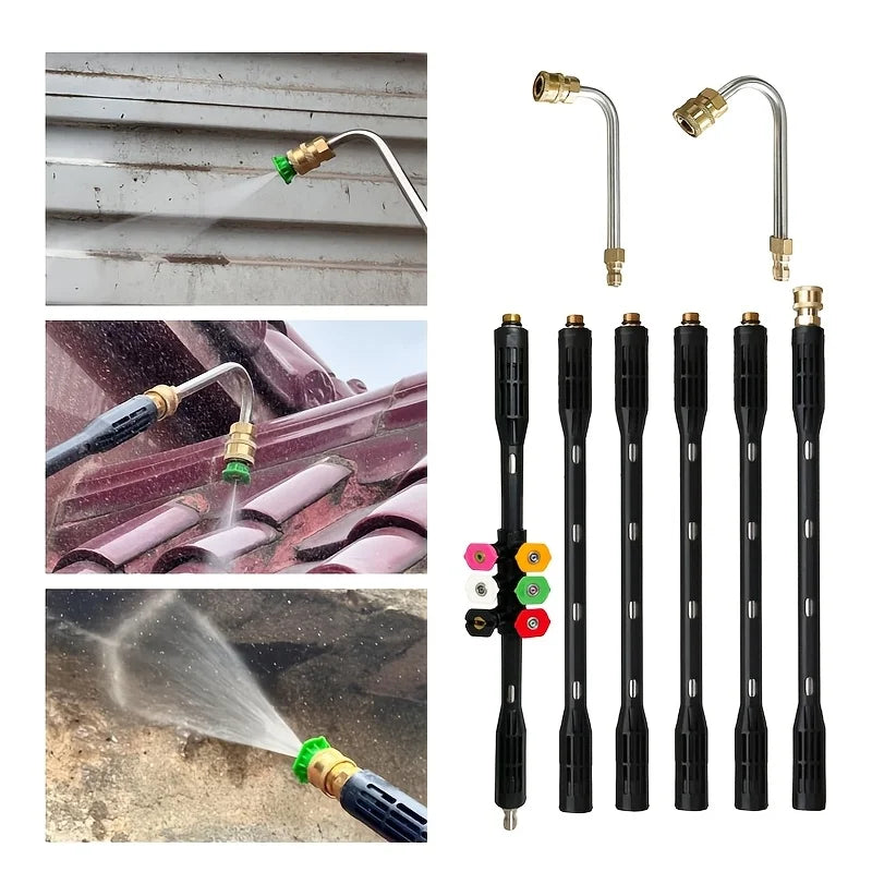 4000 PSI Heavy Duty Pressure Washer Extension Rod Kit by Snagg As Extension Rod