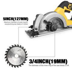 5-Inch Brushless Cordless Circular Saw - SnaggIt