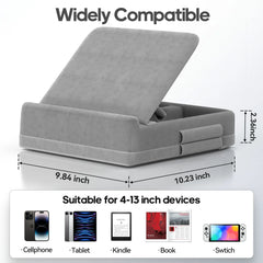 Tablet Pillow Stand with Storage by Snagg A Tablet Holder