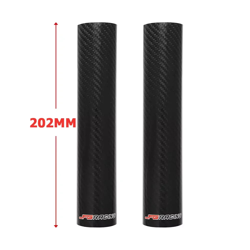 Carbon Fiber Wrap Cover Motorcycle Front Fork Guard by Snagg A Wrap Cover