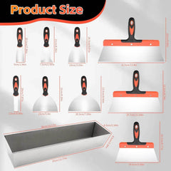 10-Piece Drywall Knife & Putty Tool Set - SnaggIt