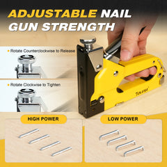 Heavy Duty 4 in 1 Manual Staple Gun Kit