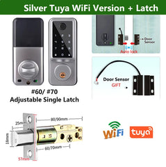 Waterproof Smart Deadbolt Lock – Biometric Fingerprint & Keypad Entry by Snagg A Smart Door Lock