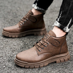 Men’s British Workwear Mid-Top Boots by Snagg A Shoes