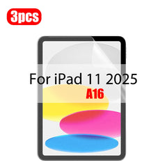 3 Pack Paper-Feel Screen Protector for iPad – Matte PET Writing & Drawing Film (No Glass)