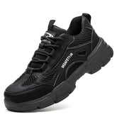 Lightweight Safety Shoes – Men Steel Toe Work by Snagg A Shoes
