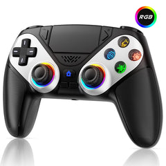 G5 RGB Wireless Controller | Dual Vibration & Macro/Turbo for PS5 & PC
