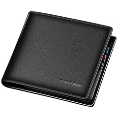 Genuine Leather Men’s Short Wallet by Snagg It Wallet
