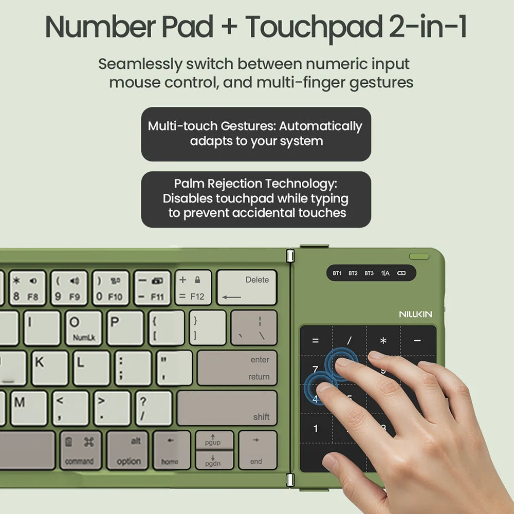 Folding Bluetooth Keyboard For iPads & Tablets by Snagg A Wireless Keyboard