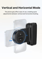 MagSafe Bluetooth Shutter Smartphone Camera Handle Grip Selfie Stablizer by Snagg A Phone Holder