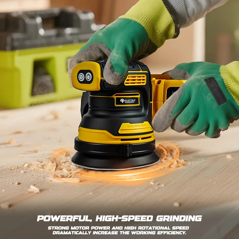 Electric Goddess Cordless Brushless Orbital Sander by Snagg It Tools