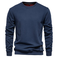 Heavyweight Crew Neck Sweatshirt | Premium Cotton-Blend Thermal Pullover