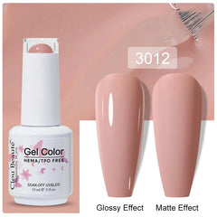 Professional 15ml HEMA & TPO Free Gel Polish – High-Performance Red & Multi Tone Semi Permanent Varnish