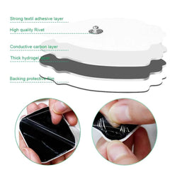 Electric TENS EMS Electrode Pads – Reusable Gel Therapy Replacement Pads