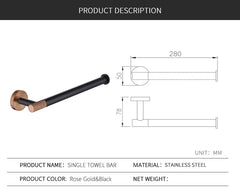 Stainless Steel Bathroom Hardware Set by Snagg A Rack