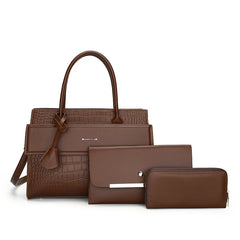PU Leather Shoulder Tote by Snagg It Purses