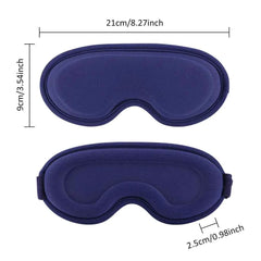 USB Electric Heated Eye Mask – 3D Vibration Eye Massager & Sleep Shading Relief System