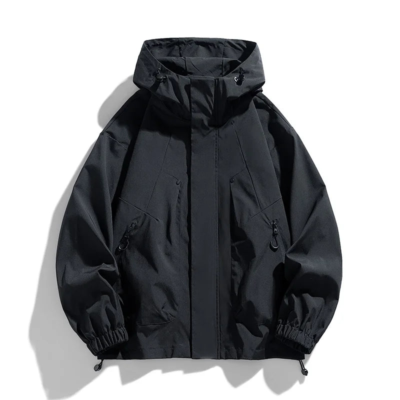 Oversized Men’s Hooded Windbreaker by Snagg A Jacket