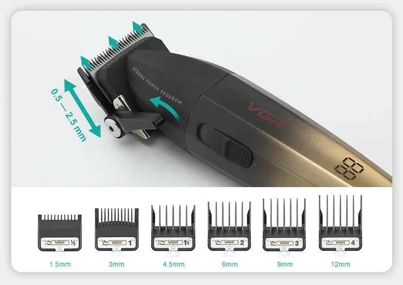 Professional 9000 RPM Master Clipper & DLC Precision Trimmer – Elite 300 Minute High-Performance Grooming Duo