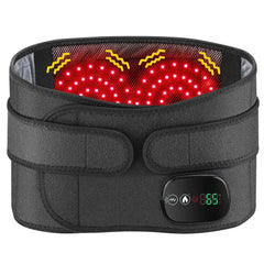 Cordless Waist Belt Massager – Heated Vibration Lumbar Support & Back Relief Brace
