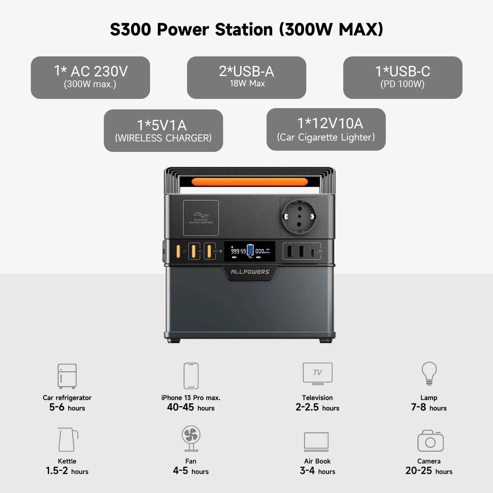 288Wh portable power station – image 4
