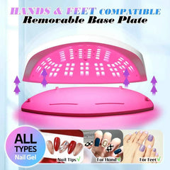 380W High Performance Professional UV/LED Nail Station – 84 LED Smart Curing System