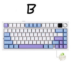 75% Mechanical Gaming Keyboard Tri-Mode Wired/Bluetooth/2.4G Connection by Snagg A Keyboard