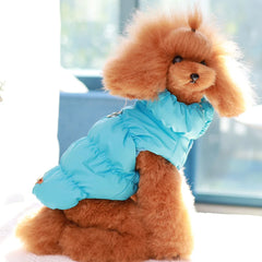 Padded Dog Vest Jacket – Windproof Warm Winter Coat for French Bulldog, Chihuahua & Poodle