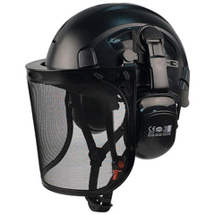 Forestry safety helmet kit with mesh face shield and earmuffs – image 12
