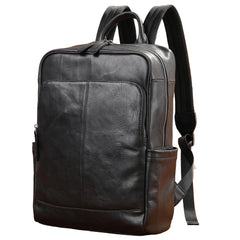 Genuine Leather Laptop Backpack by Snagg A Backpack