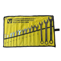 14-Piece Metric Combination Wrench Set - SnaggIt