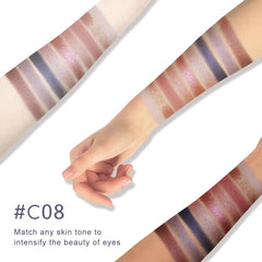 9 Colors Signature Master Palette – Professional Matte & Shimmer Eyeshadow for High Pigment Artistry