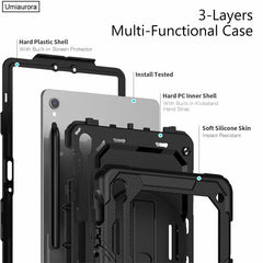 Kids Shockproof Tablet Cover For Samsung Tab S7 / S8 / S9 FE Plus by Snagg A Tab Case