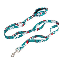 Floral Pet Leash with Neoprene Padded Handle by Snagg A Leash